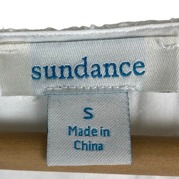 Sundance White Ruffle Blouse - Picture 12 of 13